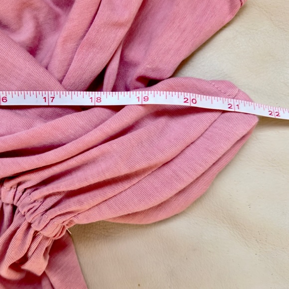 MAUVE Flowy Off The Shoulder Ruffle Party Dress Side Split Beach Maxi + POCKETS! - Picture 13 of 17